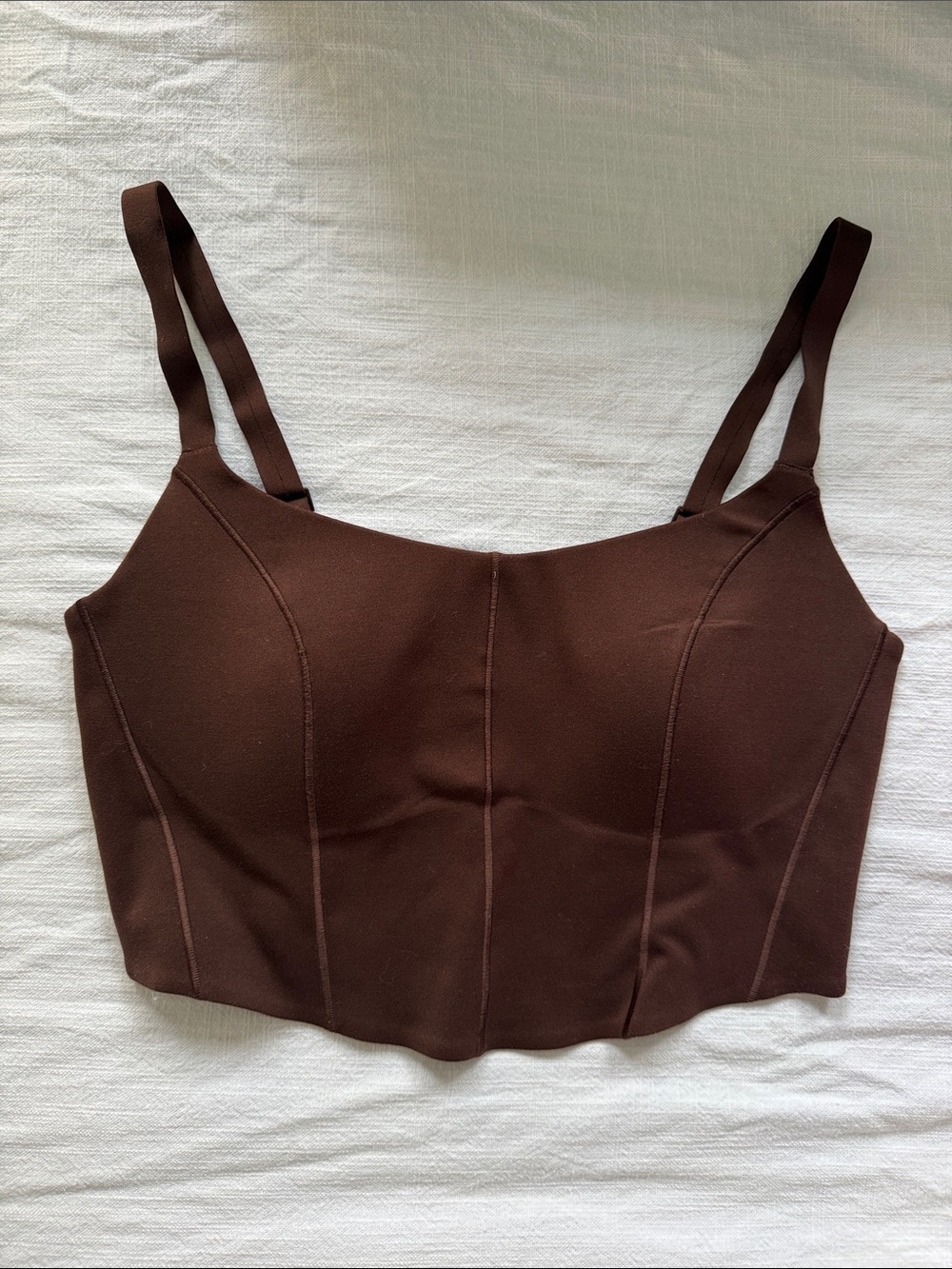 aerie OFFLINE Brown High-Support Sports Bra